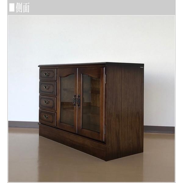 【カリモク】アンティーク　キャビネット2台 GMHS409A○karimoku / カリモク コロニアル サイドボード