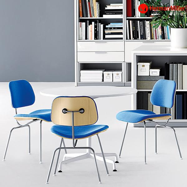 イームズプライウッドダイニングチェア DCM レッド×クローム ハーマン