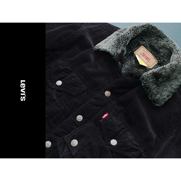 【Levi's】リーバイス70500 コーデュロイジャケット中綿入り　ブラックL Levi´s】リーバイス70500 コーデュロイジャケット中綿入り ブラックL
