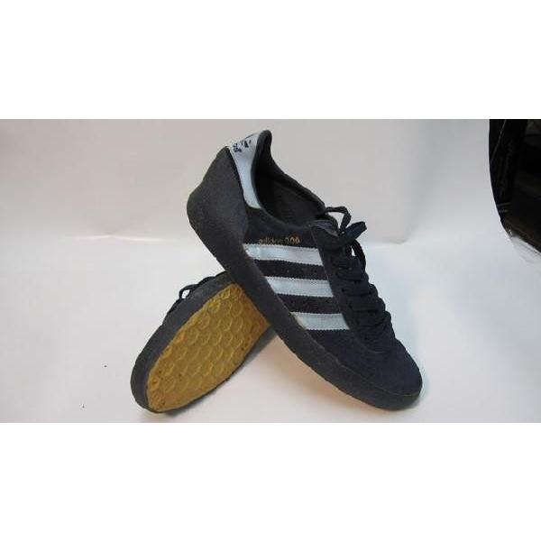 adidas AS900 シューズ ネイビー×サックス 3本ライン サイズ7(25.0 