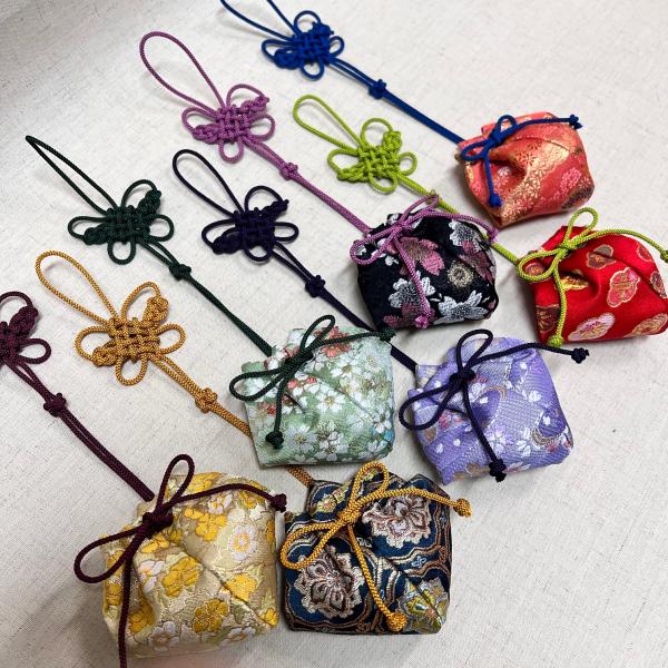 訶梨勒 掛香袋 京都 中野ゆき 訶梨勒袋 | ちりめん遊び