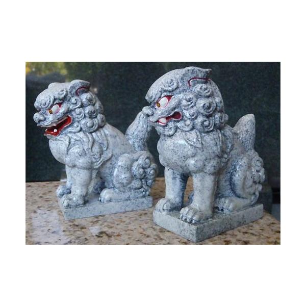 人工石製の狛犬 （神棚に最適） /【Buyee】