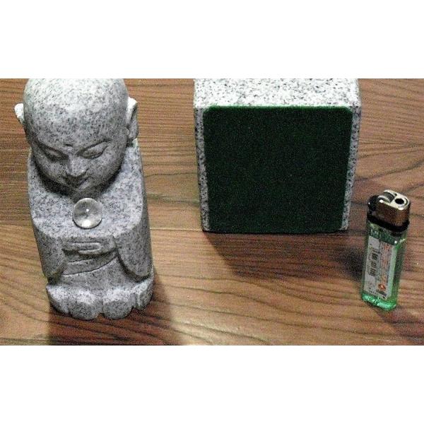 【レア】たれぱんだ　御影石　置物　石像　約7cm 希少 □ 展示 TAKAO 御影石 スタチュー アンパンマン 石像 庭園 置物 飾り