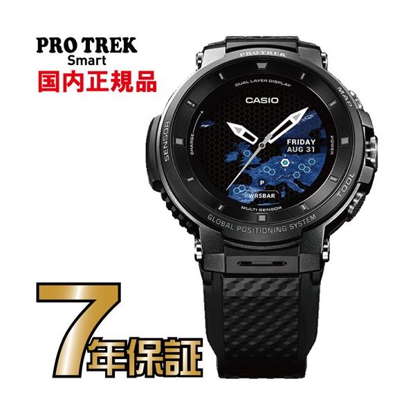 CASIO PROTAEK smart WSD-F30-BK スマートウォッチ - 腕時計(デジタル)