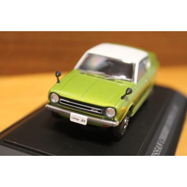 EBBRO 1/43 日産 チェリー クーペX1 1971 グリーン/ホワイト 506