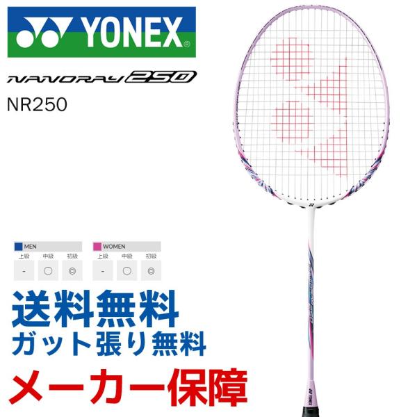 ヨネックス YONEX バドミントンラケット ナノレイ250 NANORAY 250 新