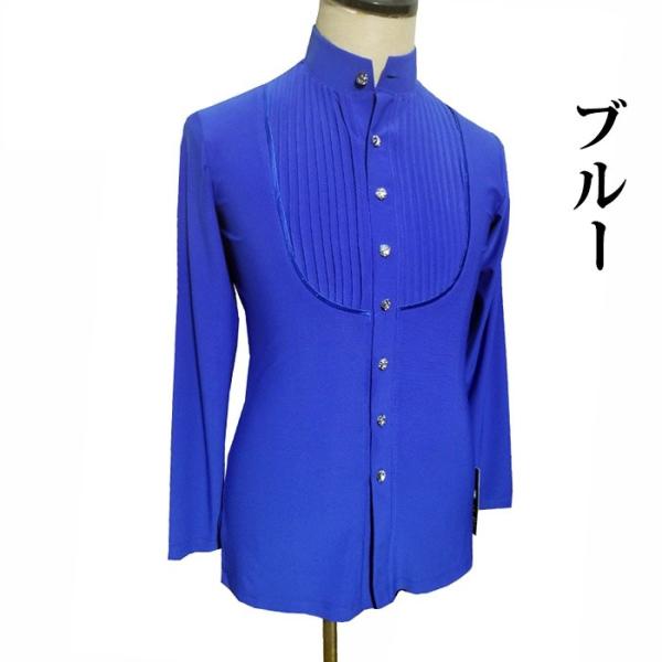 Hao-D★社交ダンス★ラテン★メンズ★新品近★シャツ★メタリック★L★ハオディ XS-XL 男性社交ダンス衣装 9colors 競技用 ラテンダンスシャツ メンズ