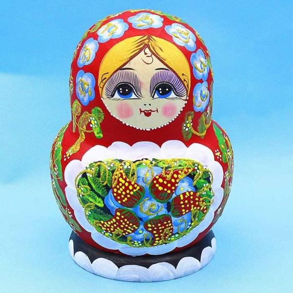 マトリョーシカ 人形 オブジェ 15個組20センチ 工芸品 洋風 ギフト