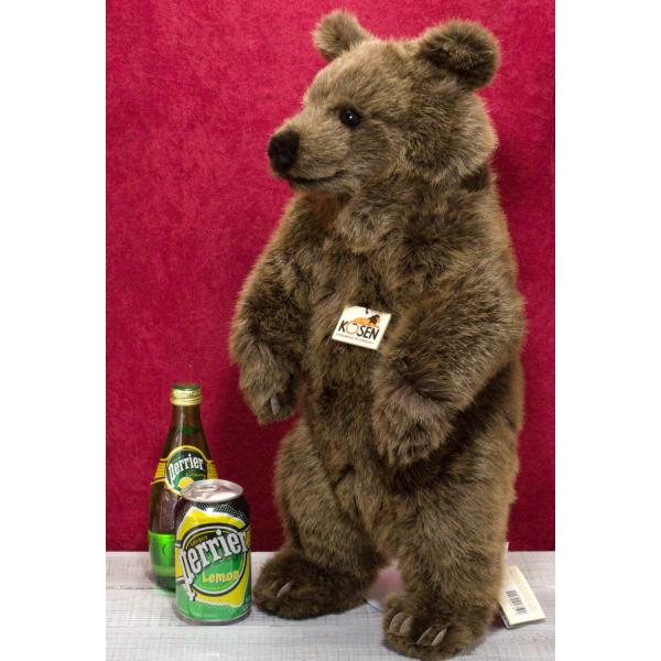 ケーセン ぬいぐるみ kosen ソフトブラウンベア（大） KOSEN 51cm Brown Bear Schlaffi クマ くま テディベア  リアル 動物 /【Buyee】