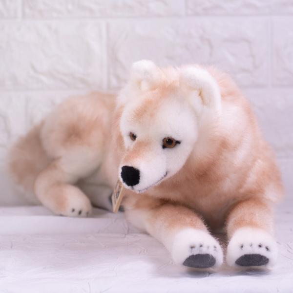 ケーセンぬいぐるみKosen ホッキョクオオカミ（伏せ） 41cm Arctic