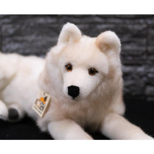 ケーセンぬいぐるみKosen ホッキョクオオカミ（伏せ） 41cm Arctic
