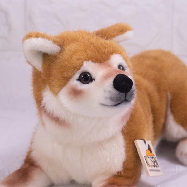 ケーセン ぬいぐるみ kosen 柴犬（伏せ）お腹ペレット詰めタイプ