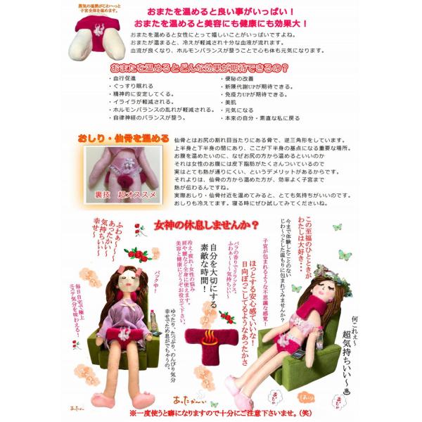 蒸気温熱おまたーに 楽天市場】蒸気温熱ホットパット 女神の休息 おまた〜に 1個 女性用