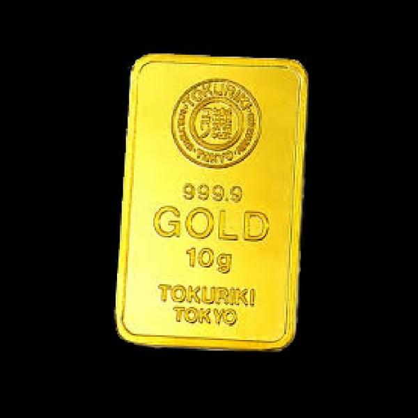 インゴット 金 10g 純金 24金 K24 新品 徳力 品位 99.99% ゴールドバー