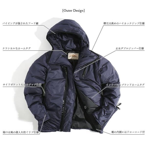 P.H.Designs/ピーエイチデザインズ ダウンジャケット New Hooded