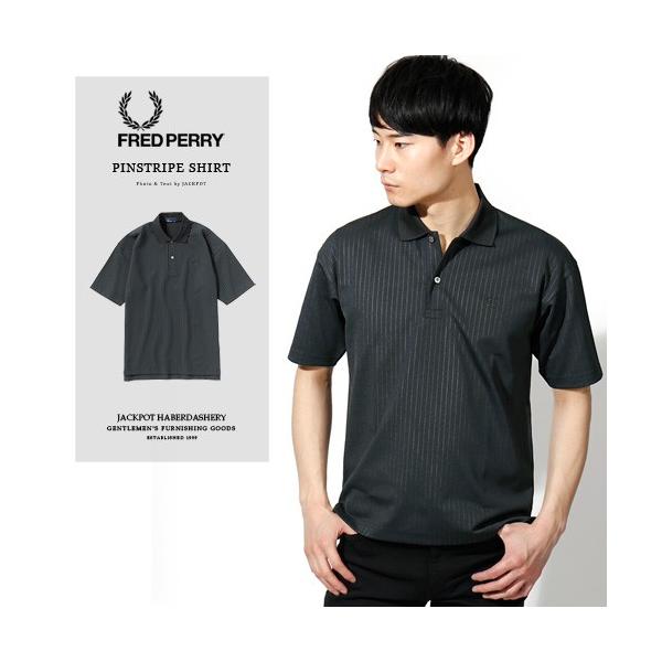 FRED PERRY/フレッドペリー ピンストライプポロシャツ PINSTRIPE SHIRT
