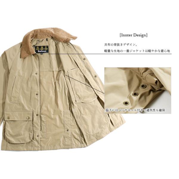 Barbour/バブアー ノンオイルドクロスジャケット BEDALE SL SHAPE