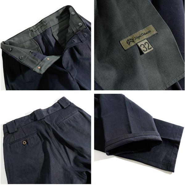 nigel cabourn/ナイジェル・ケーボン 2プリーツワイドパンツ