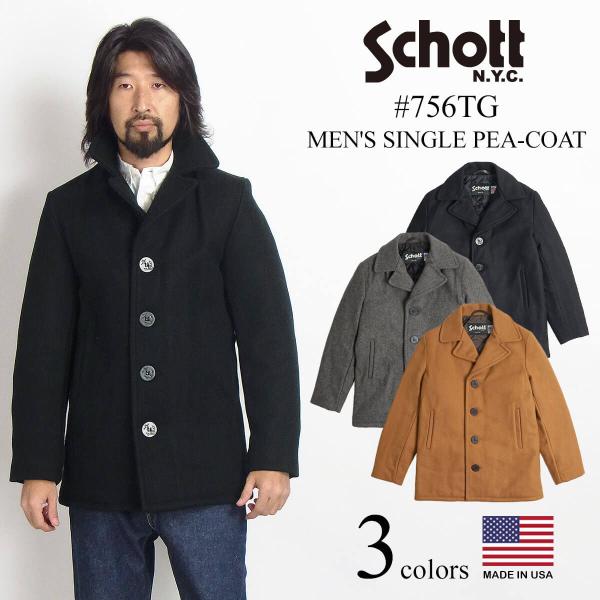 身幅53ショット　Schott   ウールジャケット　中綿