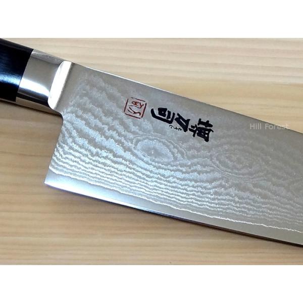 堺刀司　ダマスカス包丁　三徳　180mm 包丁の堺徳｜三徳包丁 ダマスカス VG10 180mm