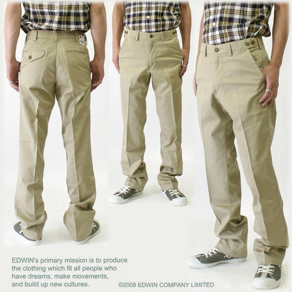 EDWIN 503 PREMIUM KHAKI Stretch Straight (スレッチ素材チノパン