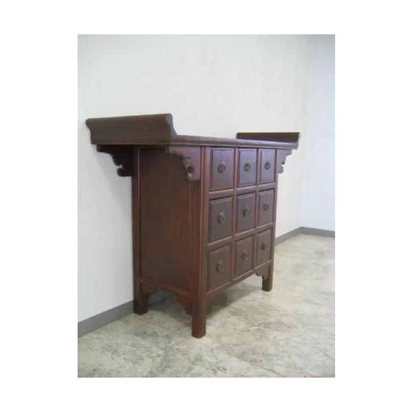 アンティーク中国家具　薬箪笥 中国家具 F085 アジアン家具 アンティーク調 チェスト 薬棚 送料無料