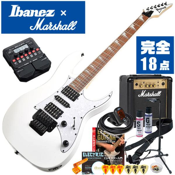 エレキギター 初心者セット Ibanez RG350DXZ WH 入門 (ズーム