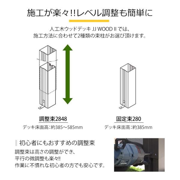 大引2695 JJ-WOOD II ／ウッドデッキ デッキ バルコニー ガーデニング