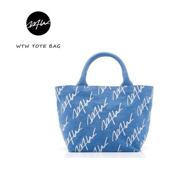 WTW ダブルティー トート WTW TOTE BAG 3 DEW デニムトートバッグ S