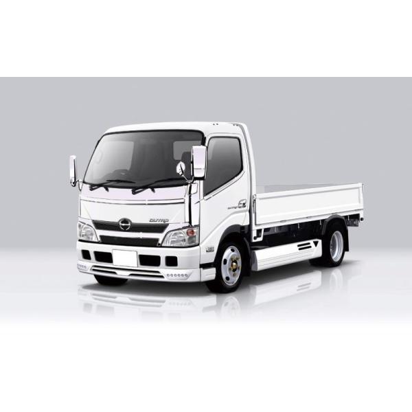 デュトロ ダイナ 標準 H11.5～H14.6 メッキ バンパー+ガーニッシュ