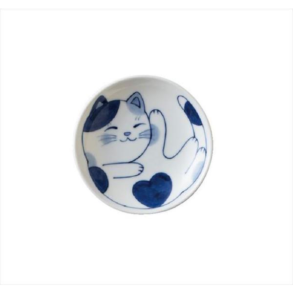 ねこちぐら ミケ 10cm うすかる 小皿 丸皿 30皿 プレート 醤油皿