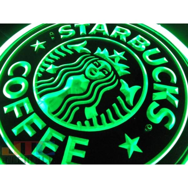 STARBUCKS スターバックス 3D ネオン店舗 ガレージ BAR アメリカ
