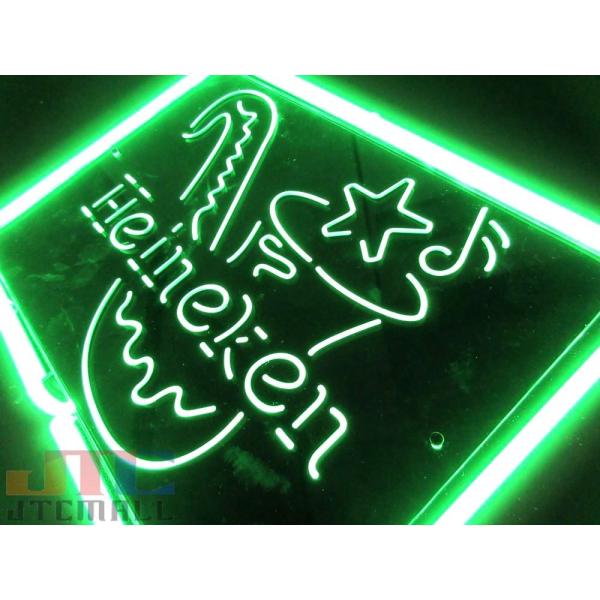 Heineken ネオン看板 P-JK30DM ジャンク Heineken LEDネオン ネオン