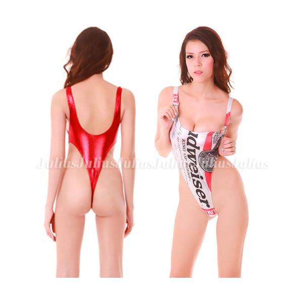 2カラーバドガール ハイレグ メタリック レオタード