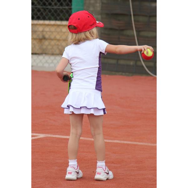 テニスウェア ジュニア 女の子用（3点セット：2ピース＆アンダース 