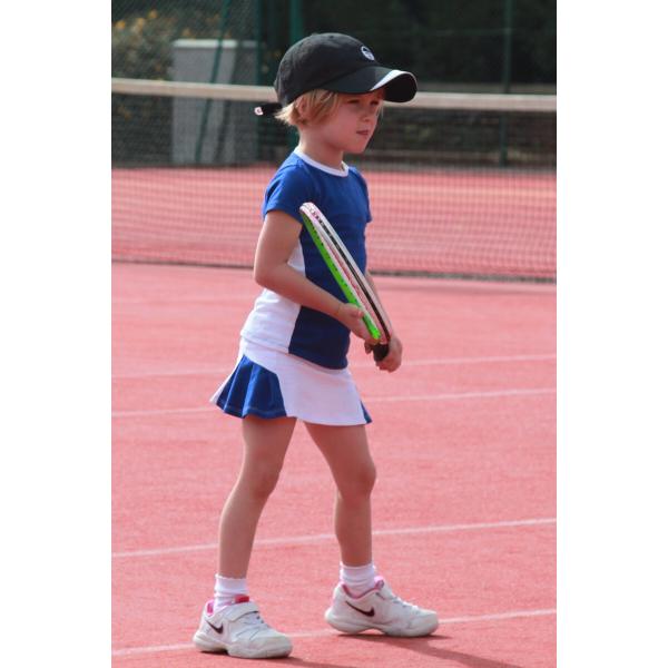 テニスウェア ジュニア 女の子用（3点セット：2ピース＆アンダースコート）Sophia Tennis Outfit Blue /【Buyee】