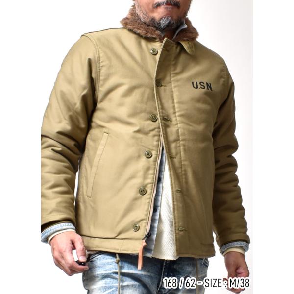 N-1 デッキジャケット ミリタリー アメカジ ブランド 冬服 大きい
