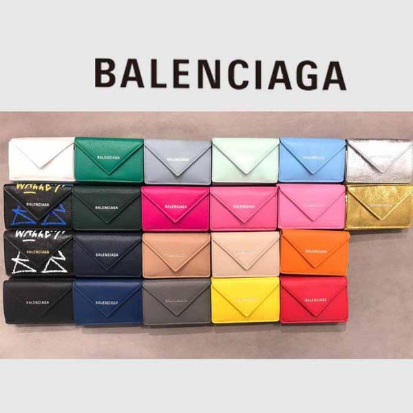 バレンシアガ ペーパーミニ財布 新色カラー続々入荷！3つ折り財布 BALENCIAGA /【Buyee】