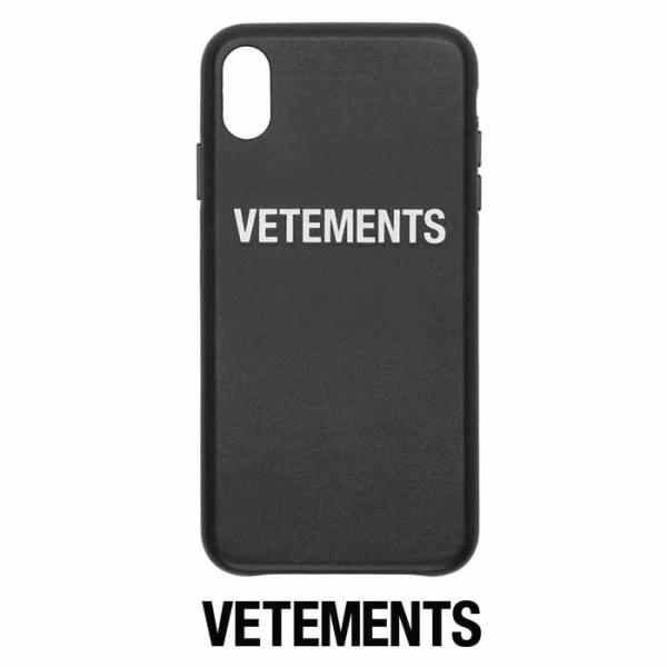 VETEMENTS(ヴェトモン) ロゴプリント iPhone X/XS スマホケース