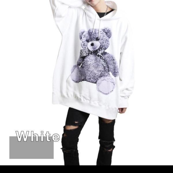 ビックシルエット Ribbon Bear ビックパーカー WRouge ルージュ くま