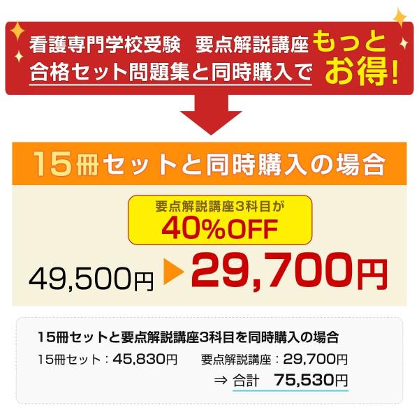 千葉県立野田看護専門学校(第一看護学科)・２ヶ月対策合格セット問題集