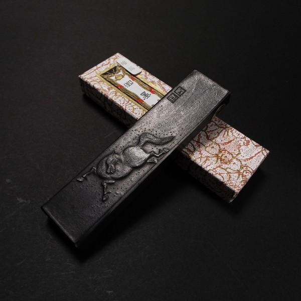 喜壽園製 書道墨『棒馬』3丁型｜書道 書道用品 奈良墨 練習用 定価