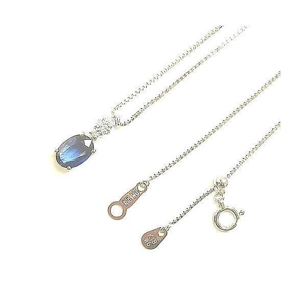 PT 900/850サファイアネックレス。Sー0.97ct❣️ 【新品未使用】PT900