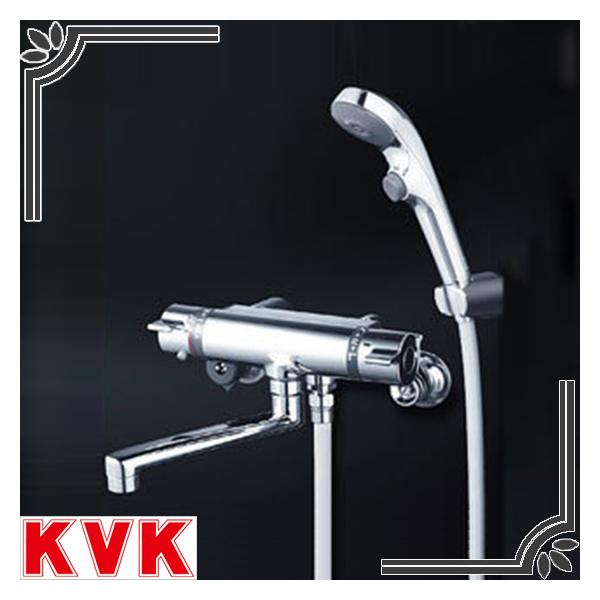 KVK 浴室水栓KF800TS2 サーモスタット式シャワーフルメッキワンス