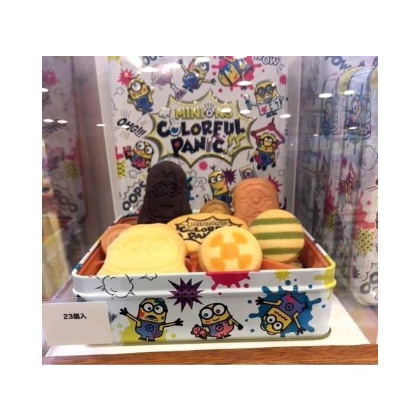 USJ ミニオン カラフルパニック アソートクッキー 23個入り 白缶