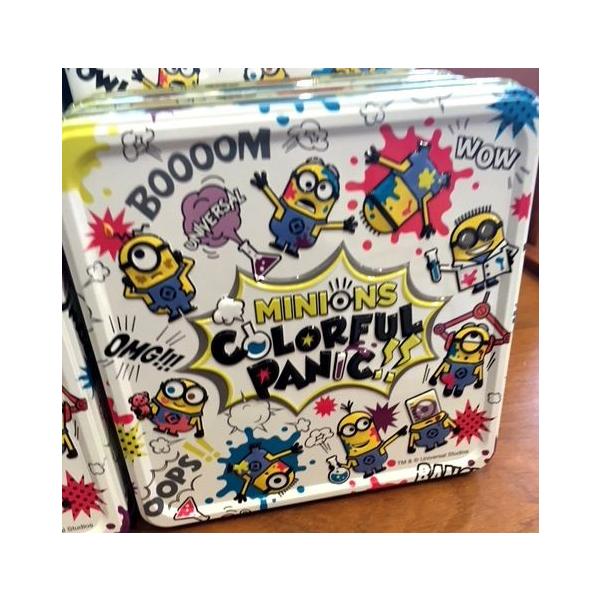 USJ ミニオン カラフルパニック アソートクッキー 23個入り 白缶