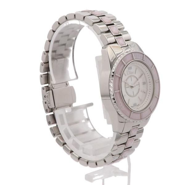 クリスチャンディオールChristian Dior クリスタルCD112110 腕時計SS