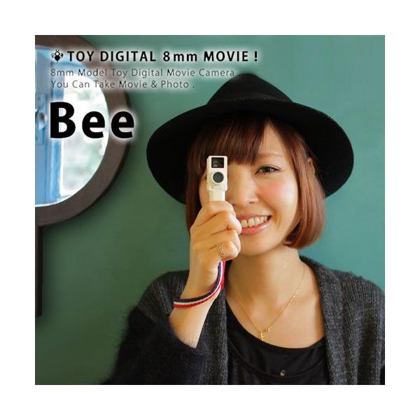 トイデジタル8mmムービー Bee bee-bk bee-wt トイカメラ USB 雑貨