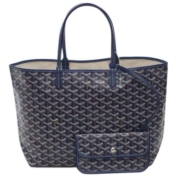 ゴヤール バッグ GOYARD トートバッグ ポーチ付き サンルイPM ネイビー