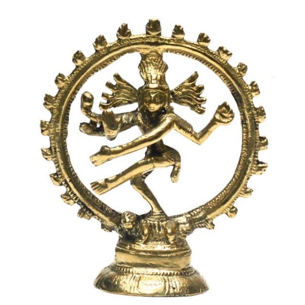 踊る シヴァ神 ナタラージャ ニーラカンタ 置き物 真鍮製 舞踏神 破壊